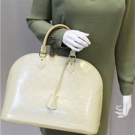 louis vuitton cream patent bag|Women's Designer Bags & Purses .